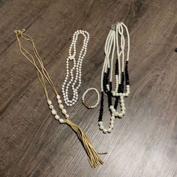 Pearl lovers fashion jewelry lot bundle necklace - Picture 1 of 6